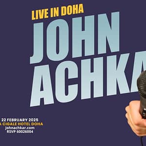 John Achkar Live In Doha - Comedy Events - Image 2