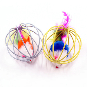 NEW 2024 3pc Cat Toy Stick Feather Wand With Bell Mouse Cage Toys Plastic Artificial Colorful Cat Teaser Toy Pet Supplies Random Color Pet Supplies