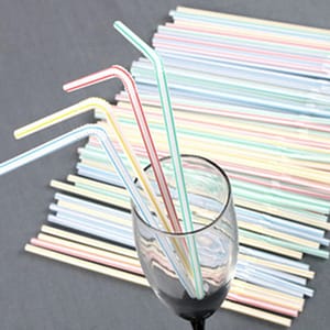 NEW 500pcs Birthday Celebration Non Toxic Wedding Accessories Restaurant Colored Party PP Disposable Bendable Drinking Straw Home  Garden