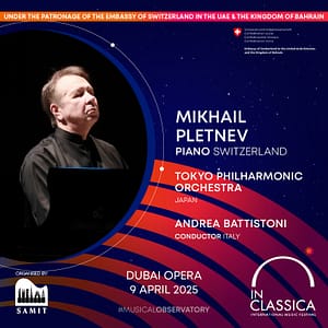 InClassica International Music Festival Presents Legendary Piano Genius - Mikhail Pletnev at Dubai Opera Classical Events