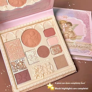 CALLCALLG reliengel powder blusher highlight integrated eye shadow live broadcast Health  Beauty