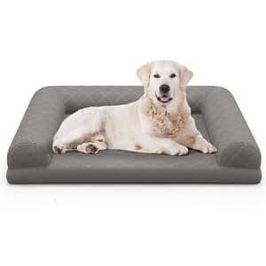 36 inch orthopedic egg foam dog box bed