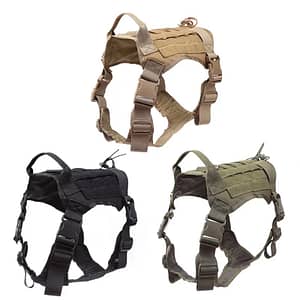 NEW Tactical Dog Harness Military Pet German Shepherd K9 Pet Training Vest Dog Harness and Leash Set for Small Medium Large Dogs Pet Supplies