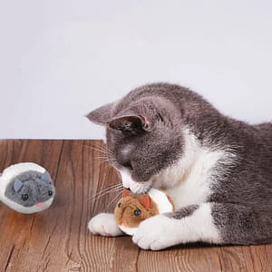 Creative Cat Toys Bite-Resistant Mice Shape Vibrating Moving Cat Interactive Toy Cat Chew Toys Pet Supplies Pet Supplies