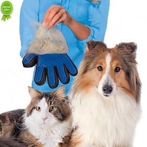 New For Cats Glove Pet Grooming Brush Comb Cat Hackle Pet Deshedding Brush for Animal Dog Pet Hair Gloves for Dog Grooming Pet Supplies