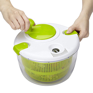 Salad 5L Vegetable Washer Dryer Drainer Strainer With Bowl & Colander