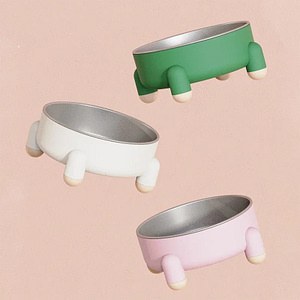 NEW Pet Bowl High Leg Neck Protection Pet Stainless Steel Dog Bowl Dog Food Bowl Dog Washbasin Anti-slip Anti-collision Pet Supplies Pet Supplies