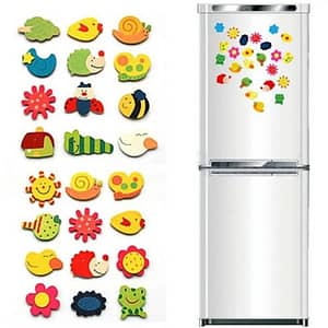 Novelty Animals Wooden Fridge Magnet Sticker Cute Funny Refrigerator Colorful Kids Toy Office Whiteboard Gadget Home Decor Home  Garden