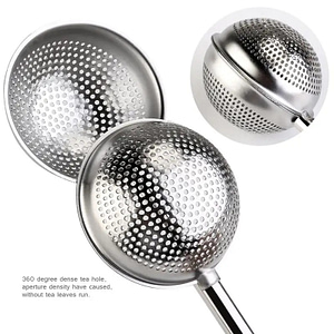 NEW Stainless Steel Teapot Tea Strainer Ball Shape Mesh Tea Infuser Filter Reusable Tea Bag Spice Tea Tool Accessories Drop Shipping Home  Garden