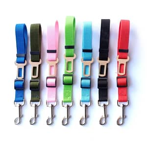 NEW Pet Car Safety Belt Nylon Pets Dog Cat Seat Lead Leash Harness for Puppy Kitten Vehicle Security Leash 65cm Adjustable Pet Supplies