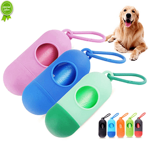 New Pet Dog Poop Bags Pooper Bag Carrier Outdoor Dog Accessories Portable Poop Garbage Bags For Dogs Cat Pet Supplies Pooper Scooper Pet Supplies