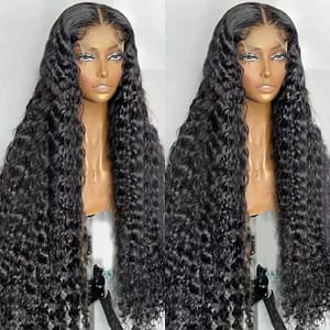 Water Wave Lace Front Wigs For Women Pre Plucked With Baby Hair Curly Human Hair Wigs Deep Wave Frontal Wigs Lace Closure Hair Products