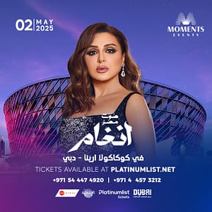 Angham Live at Coca-Cola Arena in Dubai Concerts