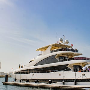 Dubai Harbour Superyacht Experience with Live station & Drinks - Boat Tours and Cruises - Image 2