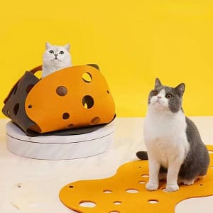 NEW 3.2M Cat Toy Felt Splicing Cat Tunnel Deformable Kitten Nest Collapsible Tube House Tunnel Interactive Pet Toy Cat Accessories Pet Supplies