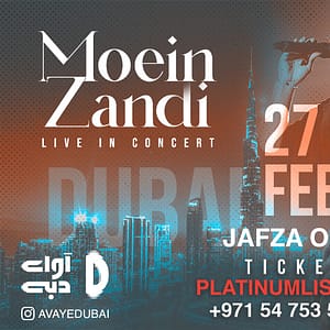 Moein Z live in concert at JAFZA One in Dubai - Persian Events - Image 2