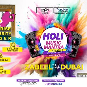 Holi Music Mantra Season 2 at Zabeel Park Amphitheater in Dubai - Holi Events - Image 2