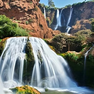 From Marrakech: Day trip to Ouzoud waterfalls and boat tour at Marrakesh