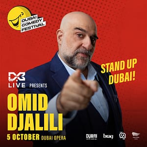 DXB Live presents Omid Djalili at Dubai Opera Dubai Comedy Festival