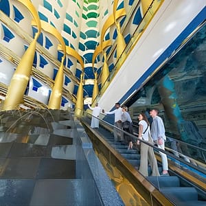 Inside Burj Al Arab Dubai Guided Experience with Beverage Options at Jumeirah Beach Hotel