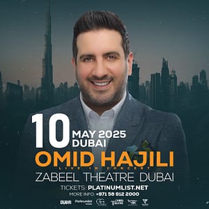Omid Hajili Live at Zabeel Theatre in Dubai Persian Events