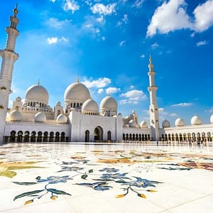Sheikh Zayed Mosque Tour & Ferrari World from Abu Dhabi at Sheikh Zayed Grand Mosque