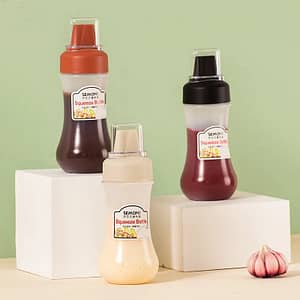 350ml 5-hole Scale Condiment Squeeze Bottles