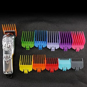 new 2024 10Pcs Hair Clipper Limit Comb Guide Limit Comb Trimmer Guards Attachment 3-25mm Universal Professional Hair Trimmers Colorful Hair Hair Products