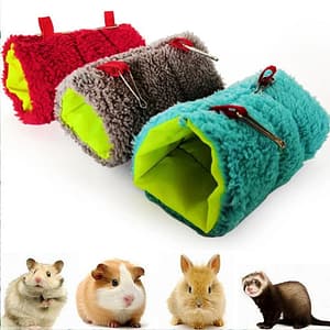 Small Pet Warm Tunnel Hammock Hanging Bed Ferret Rat Hamster Bird Squirrel Shed Cave Hut Hanging Cage Pet Birds Parrot Supplies Pet Supplies