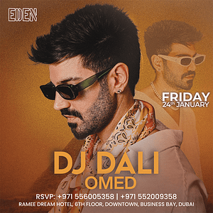 Eden Presents DJ Dali Live in Dubai  Cavo