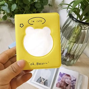 NEW 3Inch Photo Album Hollow Heart Photocard Holder Cartoon Album Kpop Card Binder Mini Photo Album Mini Idol Cards Collect Book Home  Garden