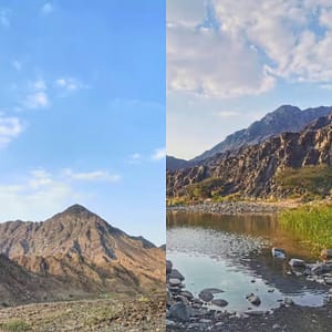 Hiking Trail at Wadi al Lyat Halah  Ras Al Khaimah