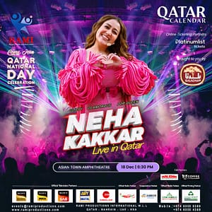 Neha Kakkar Live in Qatar 2024  Asian Town Amphitheater