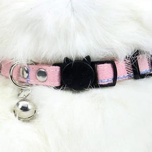 NEW Adjustable woven cotton Cat Collar Bell Engraving Safety Breakaway Small Dog Nylon Adjustable for Puppy Kittens Necklace Pet Supplies