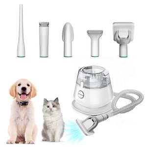 INSE Pet Grooming Kit & Dog Hair Vacuum