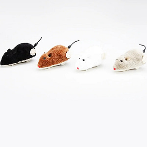 NEW 3Pcs Creative Cat Toy Clockwork Spring Power Plush Mouse Toy Motion Rat Cat Dog Playing Toy Pets Interactive Toys Pet Products Pet Supplies