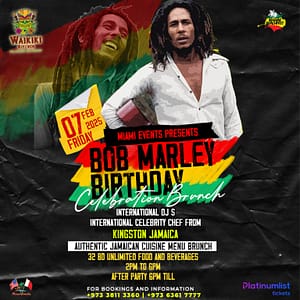 Bob Marley Birthday Celebration Brunch at Waikiki Kitchen Polynesian Restaurant - Elite Crystal Hotel  Elite Crystal Hotel Juffair