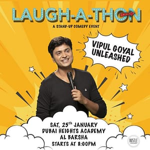 Laugh-a-thon ft Vipul Goyal Opening Act by Emaad Siddiqui Live in Dubai  Dubai Heights Academy