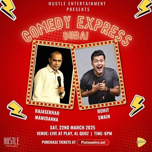 Comedy Express ft. Rajasekhar Mamidanna & Rohit Swain in Dubai  Live@Play by Hive