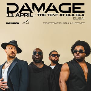 Damage Live in Dubai  The Tent at Bla Bla Dubai