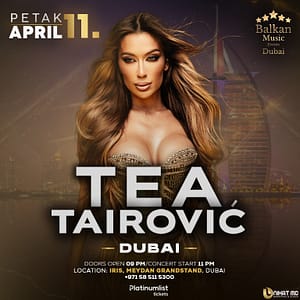 Tea Tairović Live at Iris in Dubai  Iris Dubai