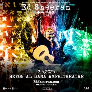 Ed Sheeran at Beyon Al Dana Amphitheatre