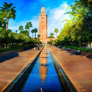 Marrakesh Half Day Tour at Hôtel Restaurant Café de France