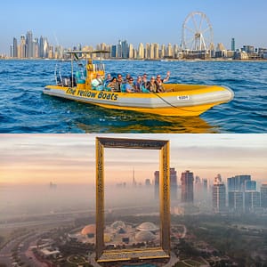99 Minutes Premium Boat Tour + FREE Dubai Frame - Combo Attractions Special Offers