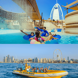 99 Minutes Premium Boat Tour + FREE Wild Wadi - Combo Waterpark Combos and more adventures