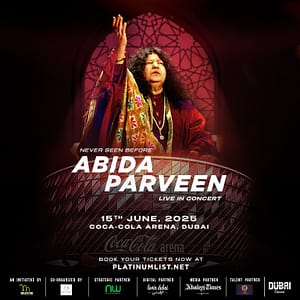 Abida Parveen Live at Coca-Cola Arena in Dubai Concerts