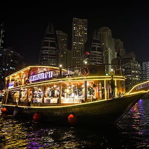 Dinner Cruise In Dubai Marina + Free Al Shindagha Museum Tickets Boat Tours and Cruises