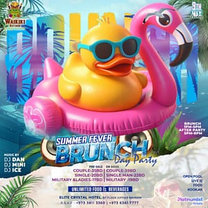 Summer Fever Brunch Day Party at Waikiki Restaurant - Elite Crystal Hotel Nightlife