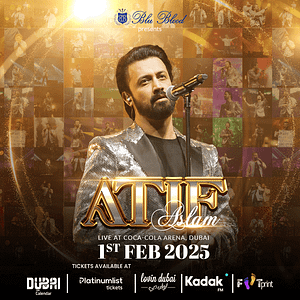 Atif Aslam Live in Coca-Cola Arena in Dubai Desi Events