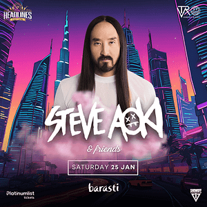 Steve Aoki at Barasti Beach in Dubai Festival